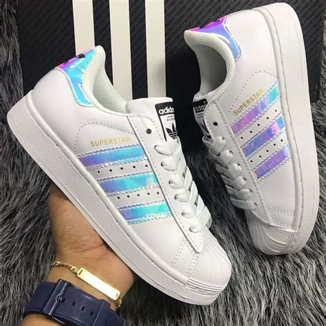 tenis adidas originals superstar tornasol